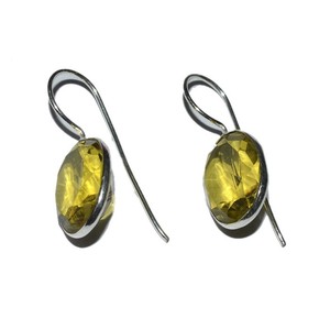 จำหน่ายบุษราคัมสีเหลือง Earing: ขายบุษราคัมสีเหลือง - Product Image 1