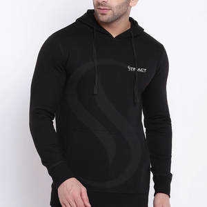 Sudaderas con Capucha Personalizadas para Hombre, Diseño Nuevo, Mezcla de Algodón/Poliéster, Diseño Liso, Logotipo Personalizado, Cierre de Cremallera, Ecológicas, para Invierno - Product Image 1