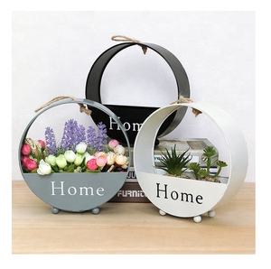 Fabricant de jardinières en métal mat brillant de haute qualité à quantité minimale de commande bas de gamme grossiste fabricant direct - Product Image 1