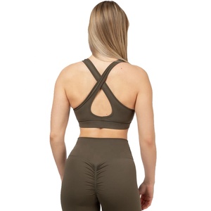 Conjunto Deportivo de Yoga y Gimnasio para Mujer, Hecho a Medida, Elástico en Cuatro Direcciones, 100% Nailon, Soporte Medio, Transpirable, Bra Deportivo para Fitness y Yoga - Product Image 2