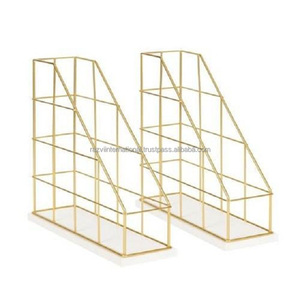 Sujetalibros Metálicos Modernos con Diseño Cuadrado y Patrón Escénico, para Libros y Revistas - Product Image 6