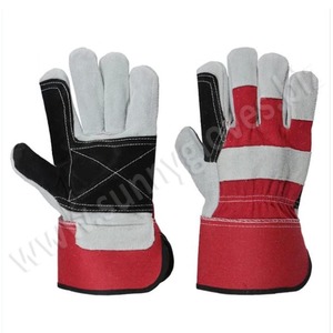 Protection industrielle gants de sécurité en cuir de vache gants de travail - Product Image 1