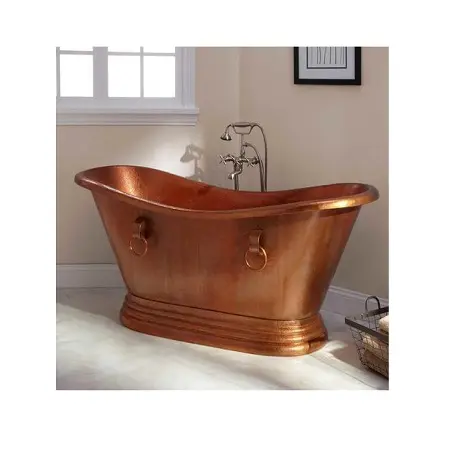 Latest Design Copper Bath Tub With Superior Quality For Home Hotel Usage Bath Tub At Competitive Price