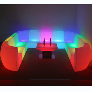 <span class=keywords><strong>Bar</strong></span> Promosi Menyala Grosir Luar Ruangan Pub Ruang Santai Plastik Menyala Furnitur Klub Malam Sofa Bercahaya Led - Product Image 4