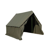 Tente de camping en toile double couche STI 4 saisons pour 1-2 personnes, 100% imperméable, coupe-vent, pliable, équipement d'extérieur pour l'hiver