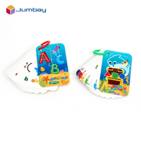 Jeu de cartes d'association Alphabet Go Fish personnalisé pour enfants, en plastique, avec dessins amusants