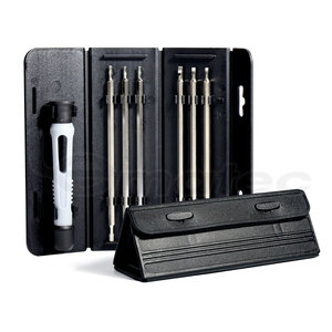 Lematec Precision Screwdriver <b>Set</b> 7 Pcs Magnetic Steel Double Head For DIY Workshop Hand Tools Storage Box - Product Image 1