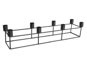 Fer En Métal 8 BRAS De Table Porte-Bougie En Métal Noir De Haute Qualité Décor À La Maison Meilleur Vente Fil De Bougie Pilier - Product Image 1