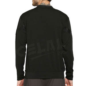 Sweatshirts à manches longues pour hommes Service OEM de haute qualité Polyester/coton Polaire imprimée en 3D XL 6XL Disponible Bouffée teinte unie - Product Image 3