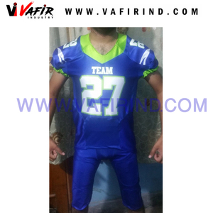 Trajes de fútbol americano transpirables uniformes de fútbol juvenil personalizados al por mayor en Tallas grandes - Product Image 4