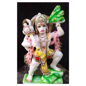 แฮนด์เมดหินอ่อนหนุมานพระเจ้ารูปปั้น - Product Image 1