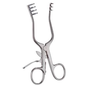 Écarteur en acier inoxydable, 4.5 pouces, (11.5cm), 2x3 dents tranchantes - Product Image 1