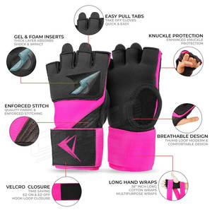 Professional Hand Wraps for Boxing Muay Thai MMA Hand Wraps With Gloves top quality hand wraps - Product Image 3