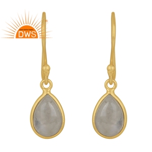 Pendientes de plata hechos a mano, joyería de plata al por mayor, al por mayor, con gema de arcoíris hecha a mano, con gancho - Product Image 1