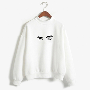 OEMHigh Quality Lounge Organic Cotton Knitted <b>Sweat</b> <b>Set</b> Women Casual Oversized Pullover Sweatshirt - Product Image 3