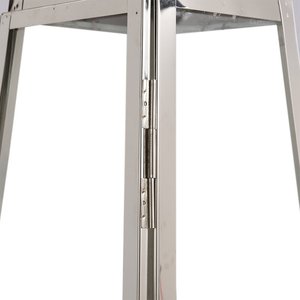 Stainless Steel <b>Lantern</b> High Finishing Metal in Iron Stainless Steel Hand Painted Candle <b>Lamp</b> - Product Image 2
