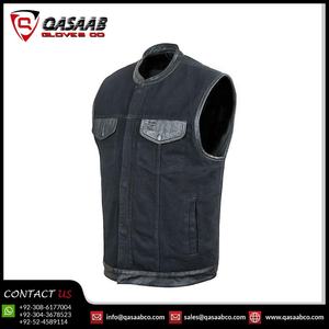 OEM Service All Sizes High Quality Breathable <b>Women</b> Sheepskin Leather Motorcycle Motorbike Bikers Brown Waistcoat Vests - Product Image 4