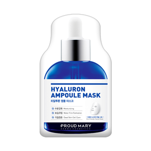 Masques faciaux en feuille Proud Mary de Corée 25g*10 Masques à l'acide hyaluronique Ingrédient clé Hyaluronate de sodium Ultra hydratant Tencel - Product Image 1