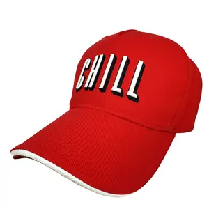 High quality Baseball 3D Embroidery Cap Embroidery 3D embroidery printing applique exporter