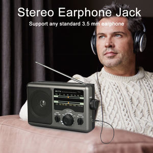 <span class=keywords><strong>Radio</strong></span> <span class=keywords><strong>transistor</strong></span> portable MEDING AC 110v avec grand bouton de réglage, style <span class=keywords><strong>ancien</strong></span>, avec réglage manuel - Product Image 4