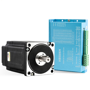Kit de Motor paso a paso de bucle cerrado, <span class=keywords><strong>86HB250</strong></span>-156B Nema 34 con controlador HBS86H 12.5N, fácil Servo de alto Torque - Product Image 1