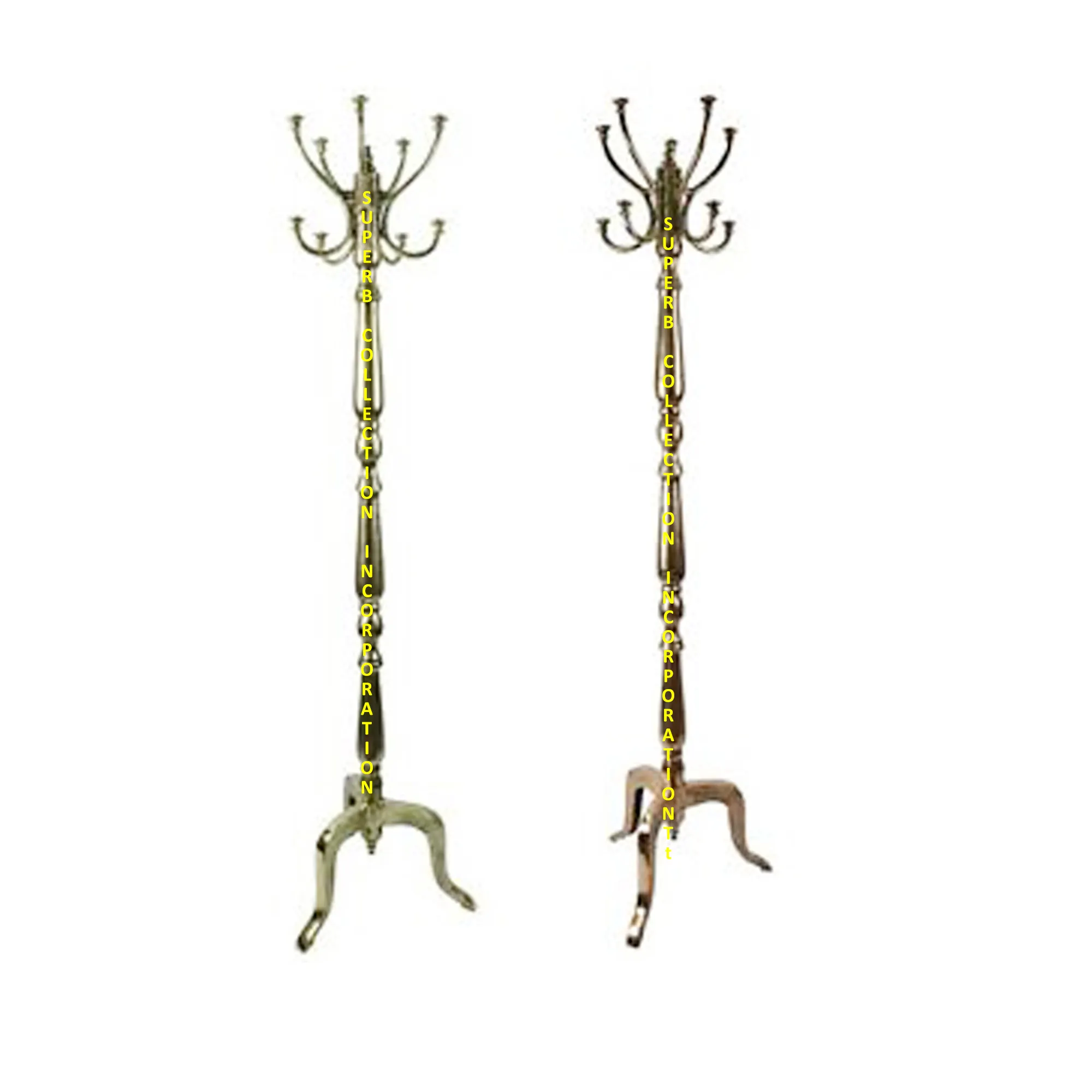 Coat Stand Metal Luxury SIlver and Rose Gold