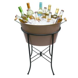 Cubo de metal para vino y cerveza, accesorio de doble Concha para Bar, cesta de cerveza, accesorios de lujo para Bar - Product Image 4