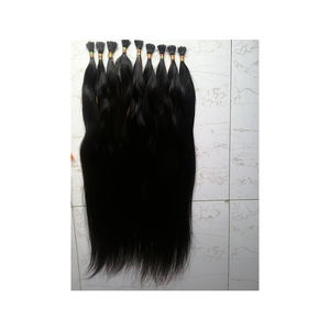 Venta al por mayor 100% Natural Remy Grado Negro indio Virgen Extensiones de cabello humano de alta calidad a precio competitivo - Product Image 1