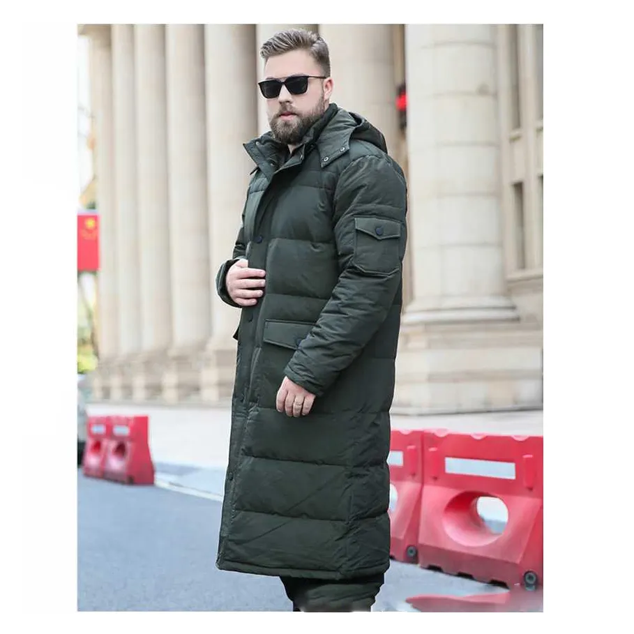 เสื้อแจ็คเก็ตขนเป็ดมีฮู้ดสำหรับผู้ชาย,เสื้อกันหนาวขนเป็ดหนากันหนาวลำลองสำหรับผู้ชาย