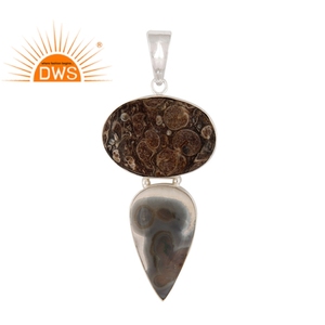 Pendentif en Quartz solaire, pierre précieuse pour femmes en argent Sterling 925, fait à la main, vente en gros - Product Image 1