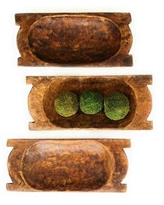 Bol à salade en bois, de pâte à bois et table et ustensiles de cuisine pour la couleur blanche et naturelle 1 pièce, 2 couleurs, meilleure qualité 100% - Product Image 6