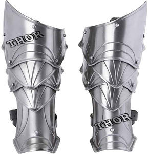 18 Ga Armure Médiévale en Acier avec Epaulière Bande de Cuir Plaqué Personnalisé Costume Reconstitution Artisanat Logo Application - Product Image 1