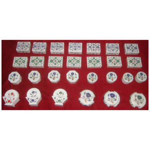 Magnifiques boîtes en marbre incrusté, différents designs et nouvelles formes - Product Image 1