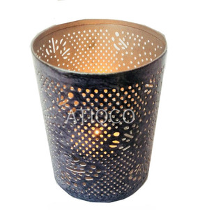 Porte-bougie votif en fer forgé moderne, durable et portable pour décorations de mariage et de fête - Product Image 5