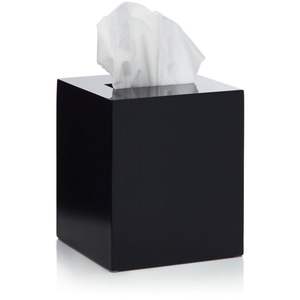 Boîte à mouchoirs en acier inoxydable, laiton Antique - Product Image 1