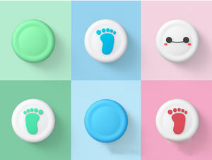 Estilo <span class=keywords><strong>Baymax</strong></span> para Nintendo Switch y NX Lite NS Joystick Cover Thumb Stick Grip Cap Skin JoyCon Controller Gamepad Thumbstick Case - Product Image 6