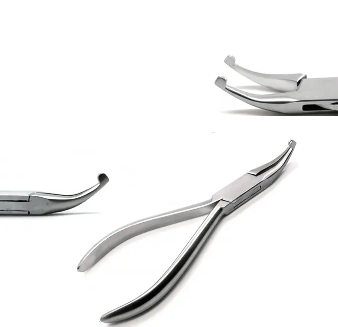 Dental Instruments Orthodontic how plier with searted beak