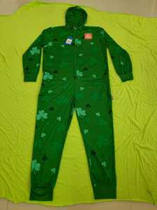 Unisex personalizado al por mayor verde XL pijama traje bandera americana diseño tejido transpirable verano ropa de dormir para otoño primavera - Product Image 3