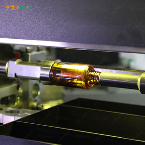 Round Bottle Tube Cylingdrical Screen Printing Press Bottle Silk Screen Printing Hot-stamp&amp;screen printing all in one Machine
