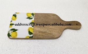 Personnalisé Rectangulaire Grand Multi-Fonctionnel Durable Lave-Vaisselle Bois de Mangue Planche à Découper Émail Impression Cuisine Meilleur - Product Image 6