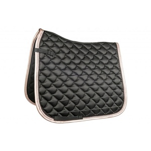 Inglés Doma Satén Acolchado Premium Saddle Pad Equipo de caballo de calidad - Product Image 1