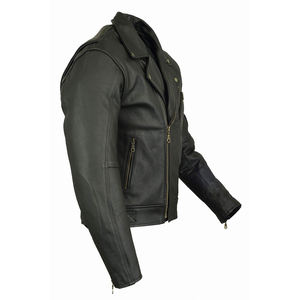 Chaqueta de cuero para motocicleta, diseño de moda de alta calidad, novedad - Product Image 4