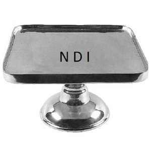 Embossed Design Restaurant Tableware Decoration Cup <b>Cake</b> <b>Server</b> Stand In Nickel plated Finishing For Tableware decoration - Product Image 5