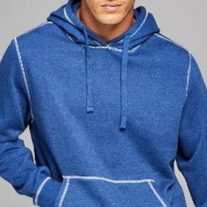 เสื้อสเวตเตอร์มีฮู้ดผ้าฟลีซเย็บตะเข็บสำหรับผู้ชายเสื้อฮู้ดสีทึบระบายอากาศออกแบบได้ตามต้องการ - Product Image 2