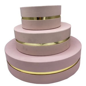 Luxury Empty Christmas Birthday Round Paper Chocolate Packaging Gift Boxes Truffle Boxes Chocolate Bonbon box