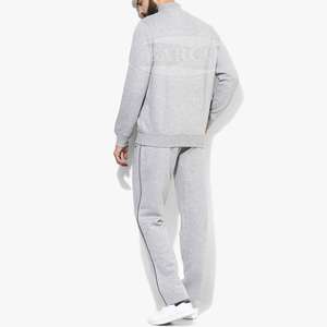 Chándal personalizado de poliéster 100% con cremallera para hombre, forro polar de temporada de invierno de alta calidad con logotipo impreso, manga larga - Product Image 4