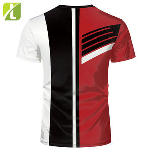 T-shirt décontracté à manches courtes et col rond pour homme et femme, sublimation, séchage rapide, respirant, écologique, avec motif imprimé - Product Image 2