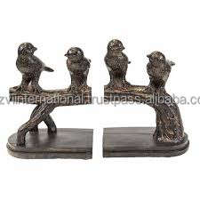 Wooden Bird Design Bookend Creative Decoration <b>Animal</b> <b>Products</b> Furnishing Gifts Decorative Custom Made Bookends for the Study - Product Image 2