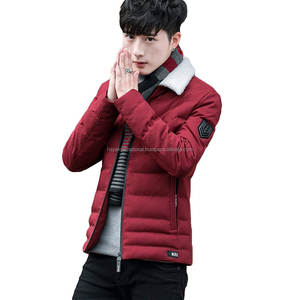 Vestes de bombardier décontractées en nylon matelassé diamant en microfibre personnalisées OEM HIJQJ6 de haute qualité pour hommes - Product Image 1