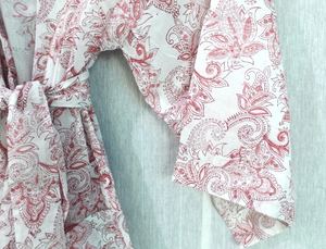 <b>BOHO</b> SUMMER FLORAL LOOSE KIMONO DRESS - Product Image 5